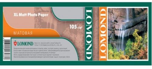 Бумага широкоформатная Lomond 1202052 Бумага LOMOND XL Matt Paper, ролик 914мм х 50,8 мм, 105 г/м2,