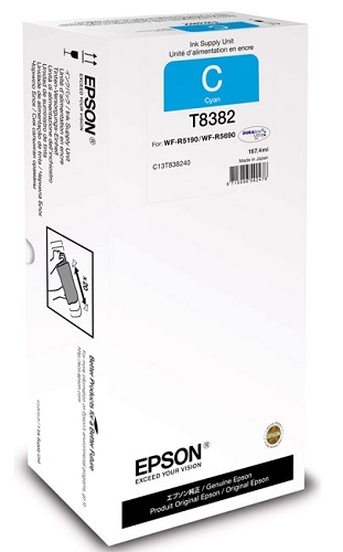 

Контейнер с чернилами Epson C13T838240 для WF-R5xxx XL голубой, C13T838240