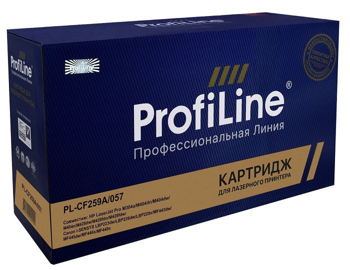 

Картридж ProfiLine PL_CF259A_emu PL-CF259A (№59A) для принтеров HP LaserJet Pro M304a/M404dn/M404dw/M404n/M428dw/M428fdn/M428fdw с эмулятором 3000 коп, PL_CF259A_emu