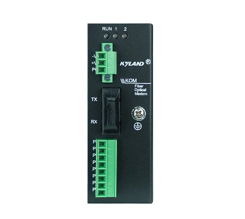 

Конвертер промышленный Kyland KOM200 302110021 1 100Base-FX multi mode fiber port, ST connector, 1310nm, 5km, 1 RS485 serial port, 2 RS232 serial port, KOM200