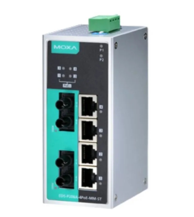 MOXA EDS-P206A-4PoE-MM-ST-T