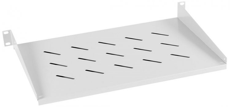 

Полка Cabeus SH-J017-1U-315 19" перфорированная консольная 1U глубина 315мм, SH-J017-1U-315