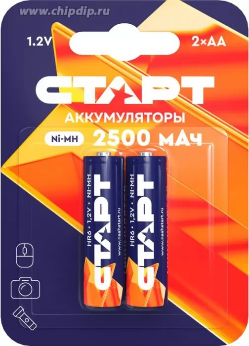 фото Старт HR6 AA 2500mAh Ni-MH BL2