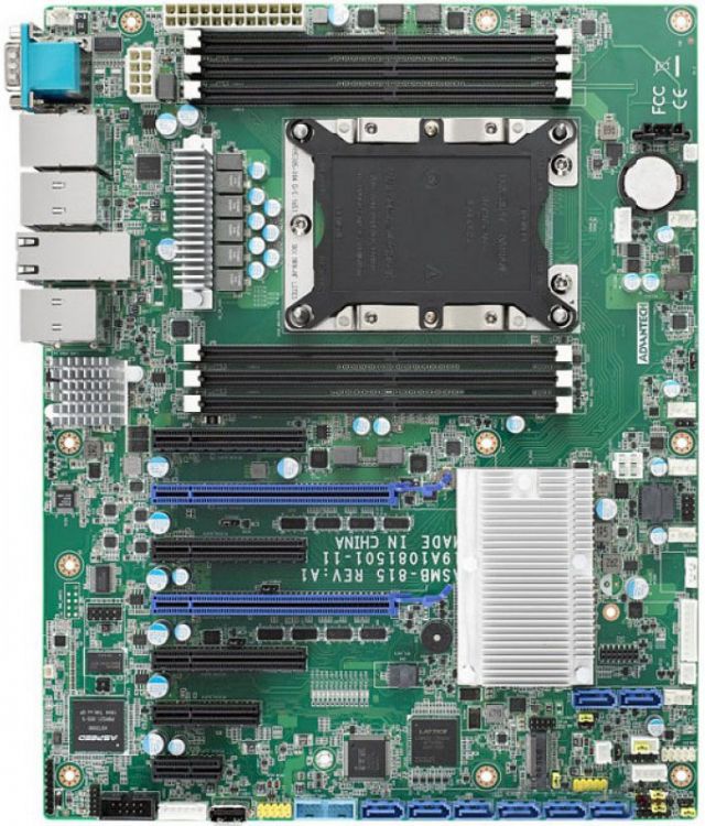 Материнская плата ATX Advantech ASMB-815 LGA3647, C621, 6*DDR4(2666), 8*SATA 6G RAID, 4*PCIE, 2*Glan, 4*USB 3.0, VGA мат плата supermicro mbd x11dpl i b 2x lga3647 up140w c621 8xddr4 10xsata3 raid 0 1 10 5 2x1gbe ipmi pcie3 0 m 2 com vga atx bulk