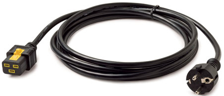 

Кабель питания APC AP8755 Power Cord, Locking C19 to CEE/7 Schuko, 3.0m, AP8755