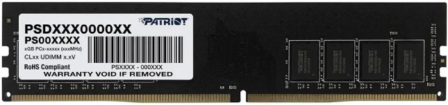 Модуль памяти DDR4 8GB Patriot PSD48G26662 Signature PC4-21300 2666MHz CL19 288-pin 1.2В Ret