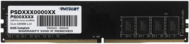 Модуль памяти DDR4 8GB Patriot Memory PSD48G26662 Signature PC4-21300 2666MHz CL19 288-pin 1.2В Ret