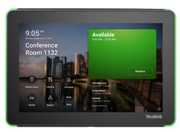 

Панель Yealink RoomPanel-Teams бронирования переговорных комнат (AMS 2 года), RoomPanel-Teams