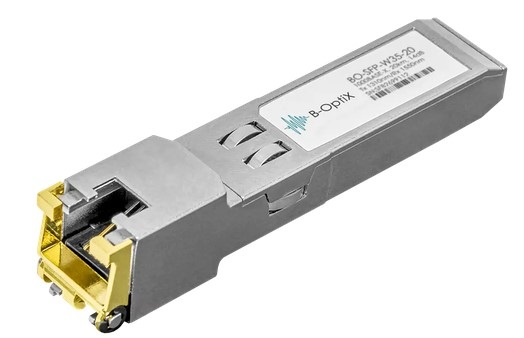 

Модуль SFP B-OptiX BO-SFP-T RJ45 1Gbps, до 100м, BO-SFP-T