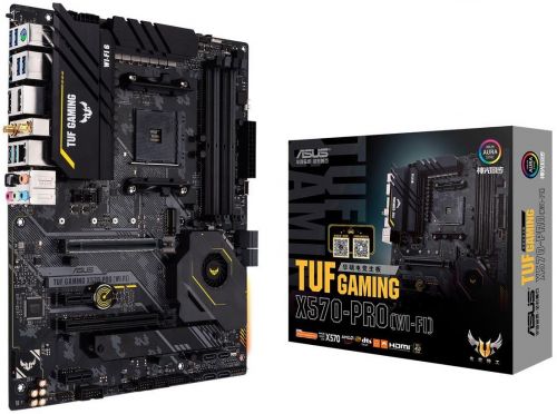 Материнская плата ATX ASUS TUF GAMING X570-PRO (WI-FI) 90MB15H0-M0EAY0 (AM4, AMD X570, 4*DDR4(5100),