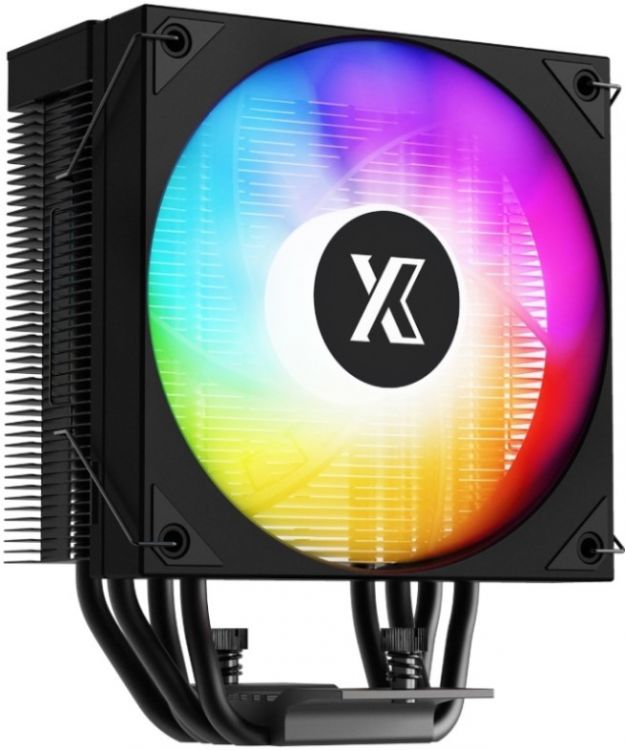 

Кулер Xastra AR400 ARGB BK AR400-BKAFPX-GL LGA1851/1700/1200/115X/AM5/AM4 (TDP 220W, 120mm, 800-1800rpm, 73.5CFM, 31.6dBa, 4-pin PWM) RET, AR400 ARGB BK