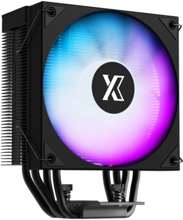 

Кулер Xastra AR400 FRGB BK AR400-BKSFPX-GL LGA1851/1700/1200/115X/AM5/AM4 (TDP 220W, 120mm, 800-1800rpm, 73.5CFM, 31.6dBa, 4-pin PWM) RET, AR400 FRGB BK