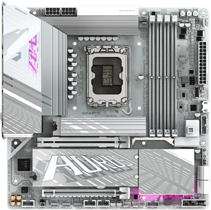 фото GIGABYTE Z890M AORUS ELITE WIFI7 ICE