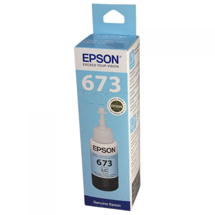 Чернила Epson C13T673598 673 EcoTank Ink light cyan