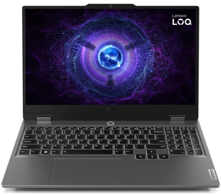 

Ноутбук Lenovo LOQ 15IRX9 83DV008URK i7-13650HX/16GB/1TB SSD/RTX 4050 6GB/15.6" WQHD IPS/WiFi/BT/cam/noOS/grey, LOQ 15IRX9