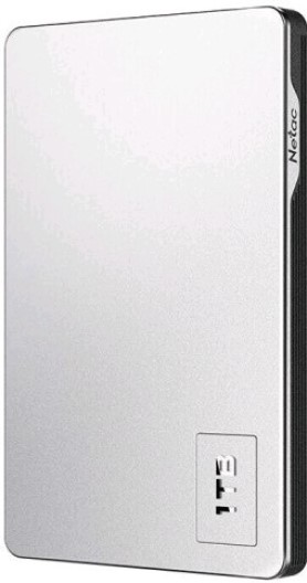 Внешний диск HDD 2.5'' Netac K338 4TB USB 3.0, Silver-Grey