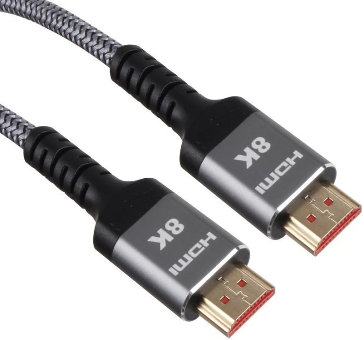 Кабель интерфейсный HDMI-HDMI iOpen ACG859A-1.5 19M/M,ver. 2.1 8KX60Hz (Econom) оплетка 1.5m iOpen