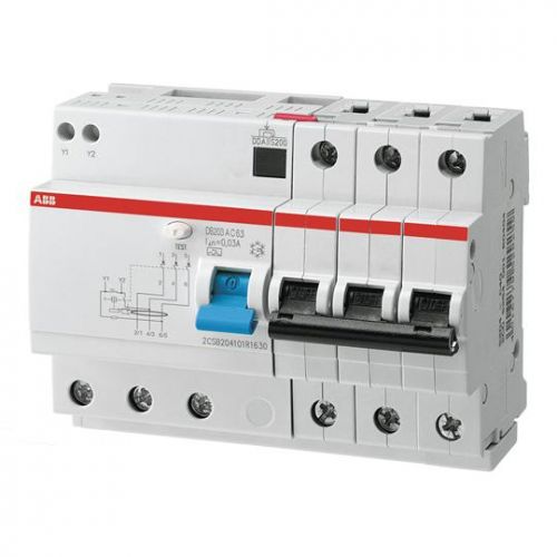 Автоматический выключатель дифф. тока (АВДТ) ABB 2CSR253001R1164 DS203 5мод. 16А 30mA 6kA(АС)