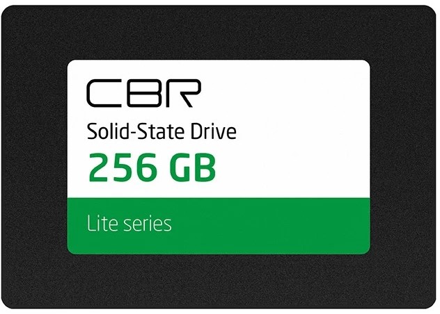 Накопитель SSD 2.5'' CBR SSD-256GB-2.5-LT22 Lite, SM2259XT, 256GB, SATA 6Gb/s, 3D TLC NAND, 550/520MB/s, TBW 128