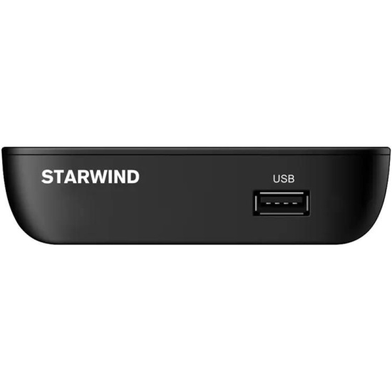 

Ресивер цифровой телевизионный DVB-T2 StarWind CT-160 черный, CT-160