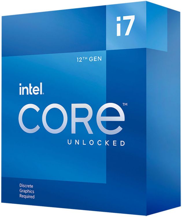 

Процессор Intel Core i7-12700KF BX8071512700KF Alder Lake S 12C/20T 3.6-5.0GHz (LGA1700, L3 25MB, 10nm, 125W) boxed without cooler, Core i7-12700KF