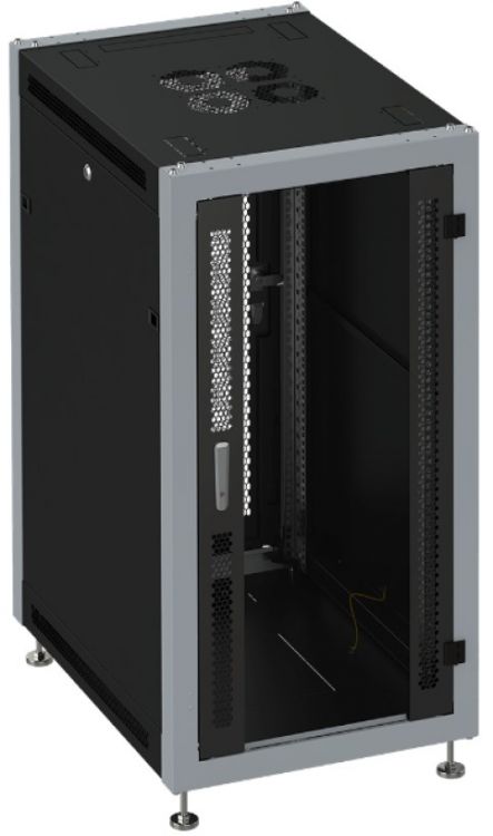 

Шкаф напольный 19", 33U SYSMATRIX SL 6633.913 600x600x1600mm (ШхГхВ) передняя дверь стеклянная, задняя дверь перфорированная, поворотная ручка с замко, SL 6633.913