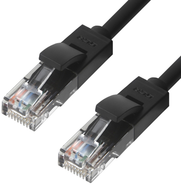 

Кабель патч-корд U/UTP 5e кат. 0.15м. GCR GCR-LNC06-0.15m ,RJ45, литой (Черный) , 14241, GCR-LNC06-0.15m