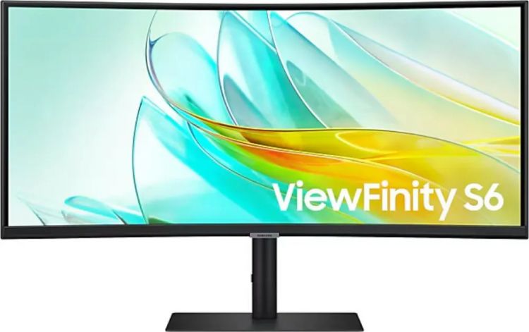 

Монитор 34" Samsung ViewFinity S6 LS34C650UAIXCI 3440x1440 LED, 21:9, VA, 350cd, 3000:1, 5ms, 178/178, curved 1000R, DP, HDMI, USB, 100Hz, Speakers, V, ViewFinity S6