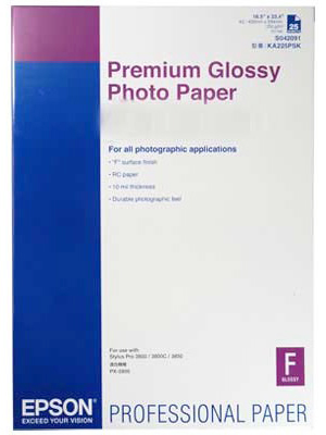 Фотобумага Epson C13S042091 Premium Glossy PhotoPap A2(25s)