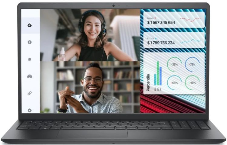 

Ноутбук Dell Vostro 3520 G2G-CCDEL1135D505_W11PRO i5-1235U/16GB/512GB SSD/Iris Xe Graphics/15,6" FHD IPS/WiFi/BT/cam/Win11Pro/black, Vostro 3520