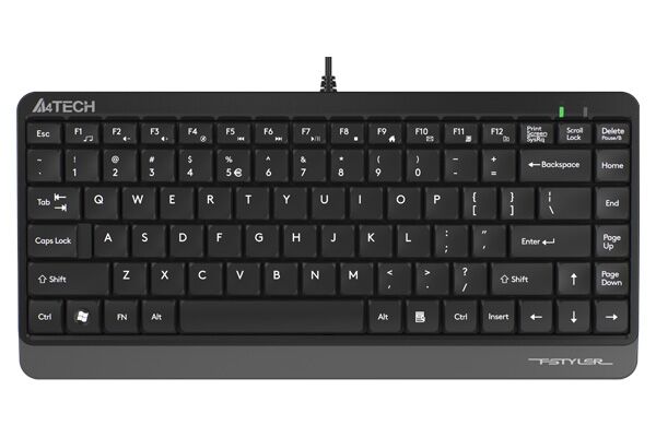 

Клавиатура A4Tech Fstyler FK11 серый USB slim (1391308), Fstyler FK11