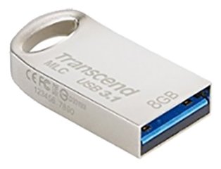 Накопитель USB 3.1 8GB Transcend JetFlash 720S серебристый