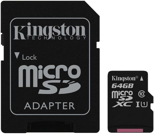 Карта памяти 64GB Kingston SDCS/64GB