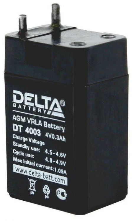 Батарея Delta DT 4003 4В, 0.3Ач