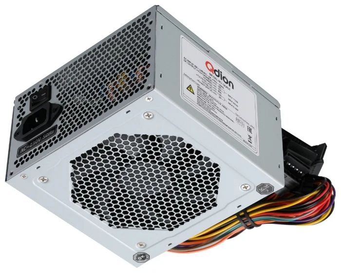 Блок питания ATX Qdion QD600 QD-600 600W, вентилятор 120mm