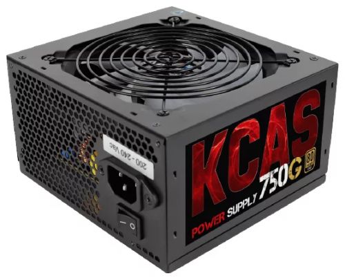 Блок питания ATX AeroCool KCAS-750G RGB 4713105957617 750W, вентилятор 120x120мм, подсветка, 80 Plus Gold