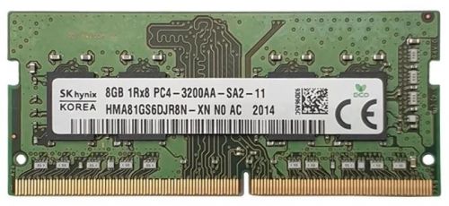Модуль памяти SODIMM DDR4 8GB Hynix original HMA81GS6DJR8N-XN PC4-25600 3200MHz CL22 1.2V 1Rx8