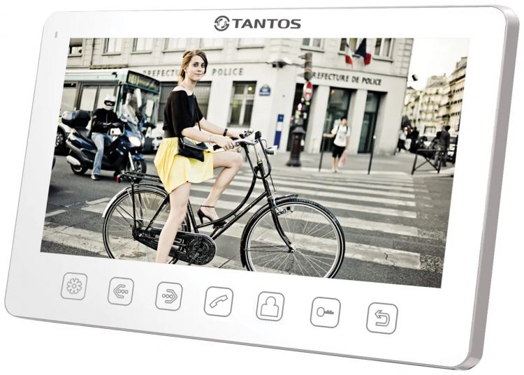 

Видеодомофон Tantos Amelie Slim (White) VZ адаптированный для работы с координатными многоквартирными домофонами, Amelie Slim (White) VZ