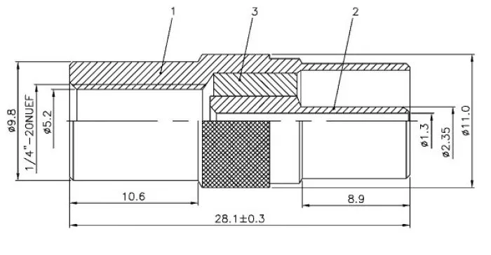 фото Hyperline CON-PAL-F-RG59-TW