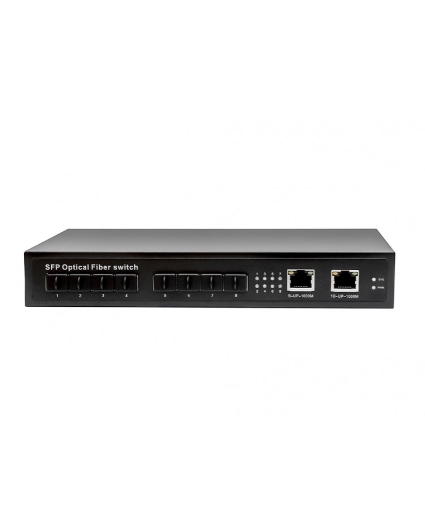 Коммутатор NST NS-SW-8GX2G Gigabit Ethernet на 8 SFP + 2 RJ45 портов. Порты: 8 x GE SFP (1000Base-FX), 2 x GE (10/100/1000Base-T). В комплекте БП DC12 tp link tl sg3428x 24 x ge 4 x sfp l2