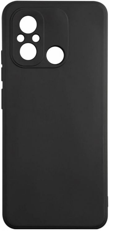 Накладка Red Line iBox Case УТ000034005 силикон, для Xiaomi Redmi 12C с защитой камеры и подложкой, черный