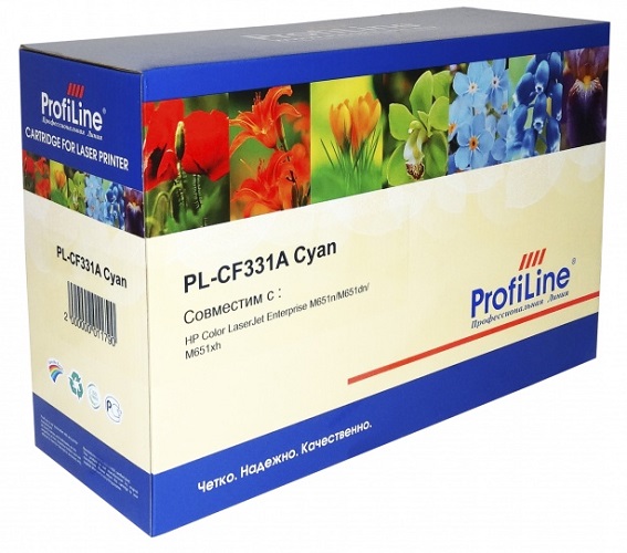 

Картридж ProfiLine PL-CF331A №654A для принтеров HP CLJ Enterprise M651dn/651n/651xh 15000 копий Cyan ProfiLine, PL-CF331A