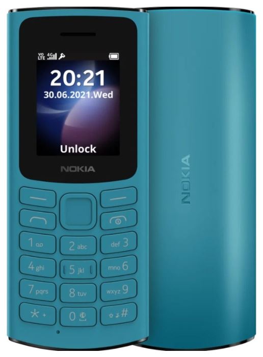 Мобильный телефон Nokia 105 4G Dual Sim TA-1551 1GF018UPG1C01 Blue