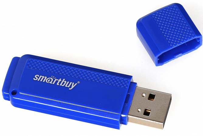 

Накопитель USB 2.0 16GB SmartBuy SB16GBDK-B SB16GBDK-B Dock синий, SB16GBDK-B