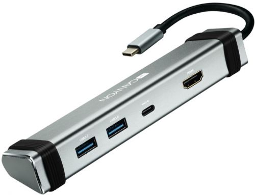 Док-станция Canyon DS-3 CNS-TDS03DG USB Type-C, 2*USB 3.0 Type-A, USB Type-C, серый