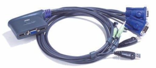 

Консоль KVM Aten CS62UZ-AT 2-Port USB VGA/Audio Cable (1.8m), CS62UZ-AT