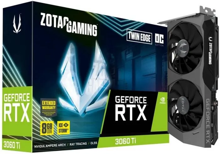 Zotac GeForce RTX 3060 Ti Twin Edge OC LHR (ZT-A30610H-10MLHR)