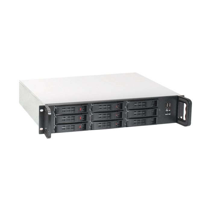 Корпус серверный 2U Exegate 2U650-HS09 EX284961RUS 19, глубина 650, без БП, 9xHotSwap, 2*USB exegate корпус ex284961rus серверный корпус pro 2u650 hs09