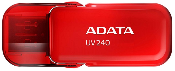 

Накопитель USB 2.0 32GB ADATA UV240 красный, UV240