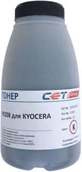 

Тонер CET OSP0208K-50 PK208 черный бутылка 50гр. для принтера Kyocera Ecosys M5521cdn/M5526cdw/P5021cdn/P5026cdn, OSP0208K-50